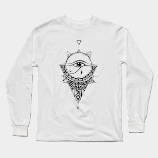 Eye of Horus Amulet Long Sleeve T-Shirt